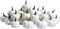 30pcs Assorted Small Artificial Foam Pumpkins Decor Great for Vase Filler Table Display